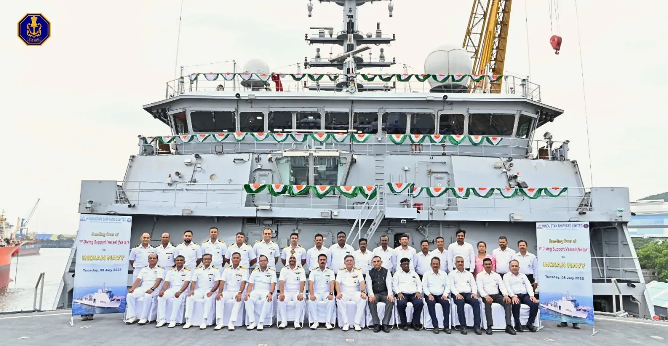 INDIAN NAVY TO COMMISSION THE FIRST INDIGENOUS DIVING  SUPPORT VESSEL – ‘NISTAR’